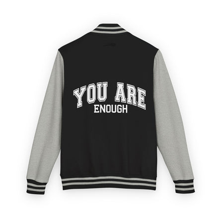 Letterman Jacket — "You Are Enough" Inspirational Varsity Jacket
