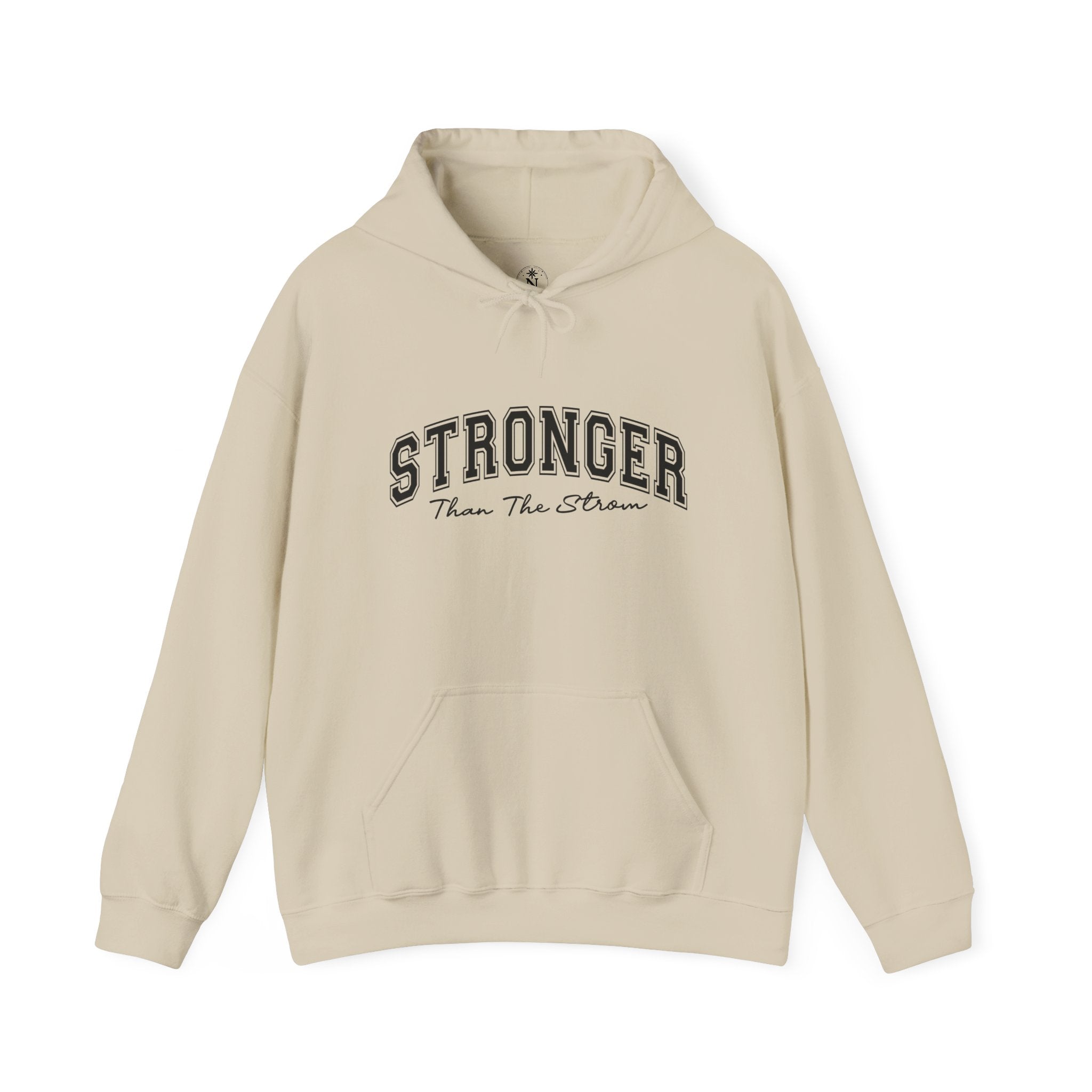 Stronger Than The Storm Hoodie — Inspirational Motivational Pullover