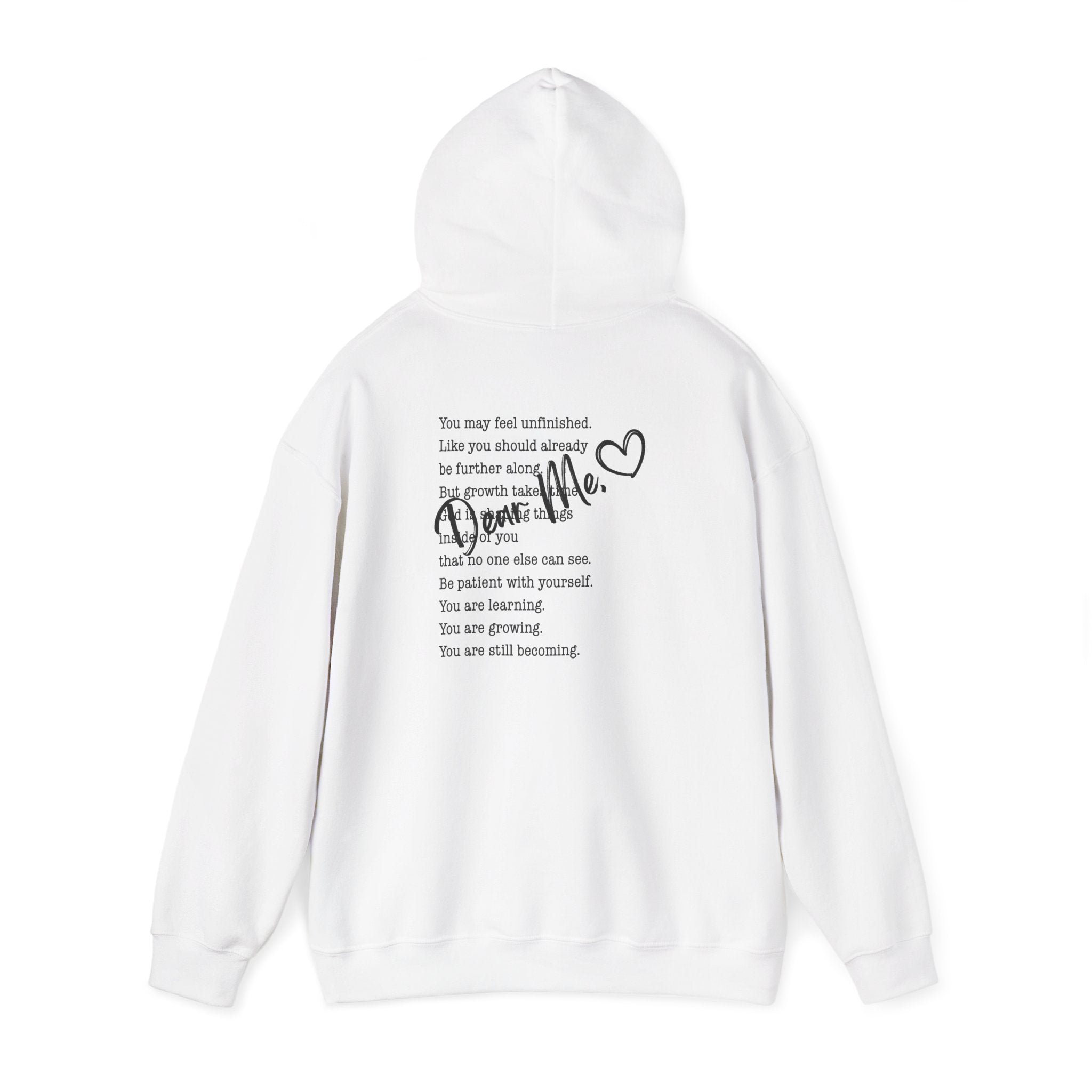 Inspirational Back-Poem Hoodie — 