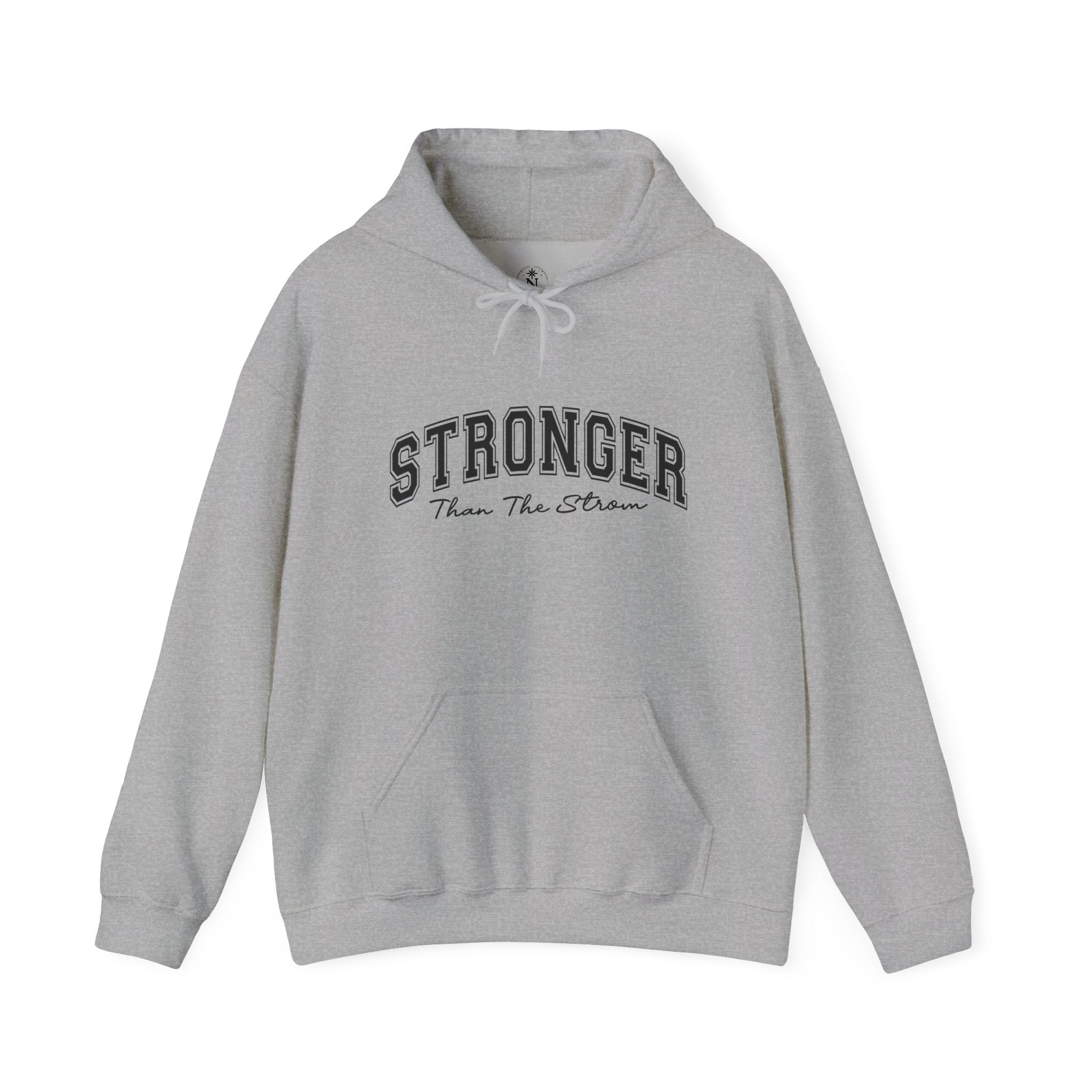 Stronger Than The Storm Hoodie — Inspirational Motivational Pullover