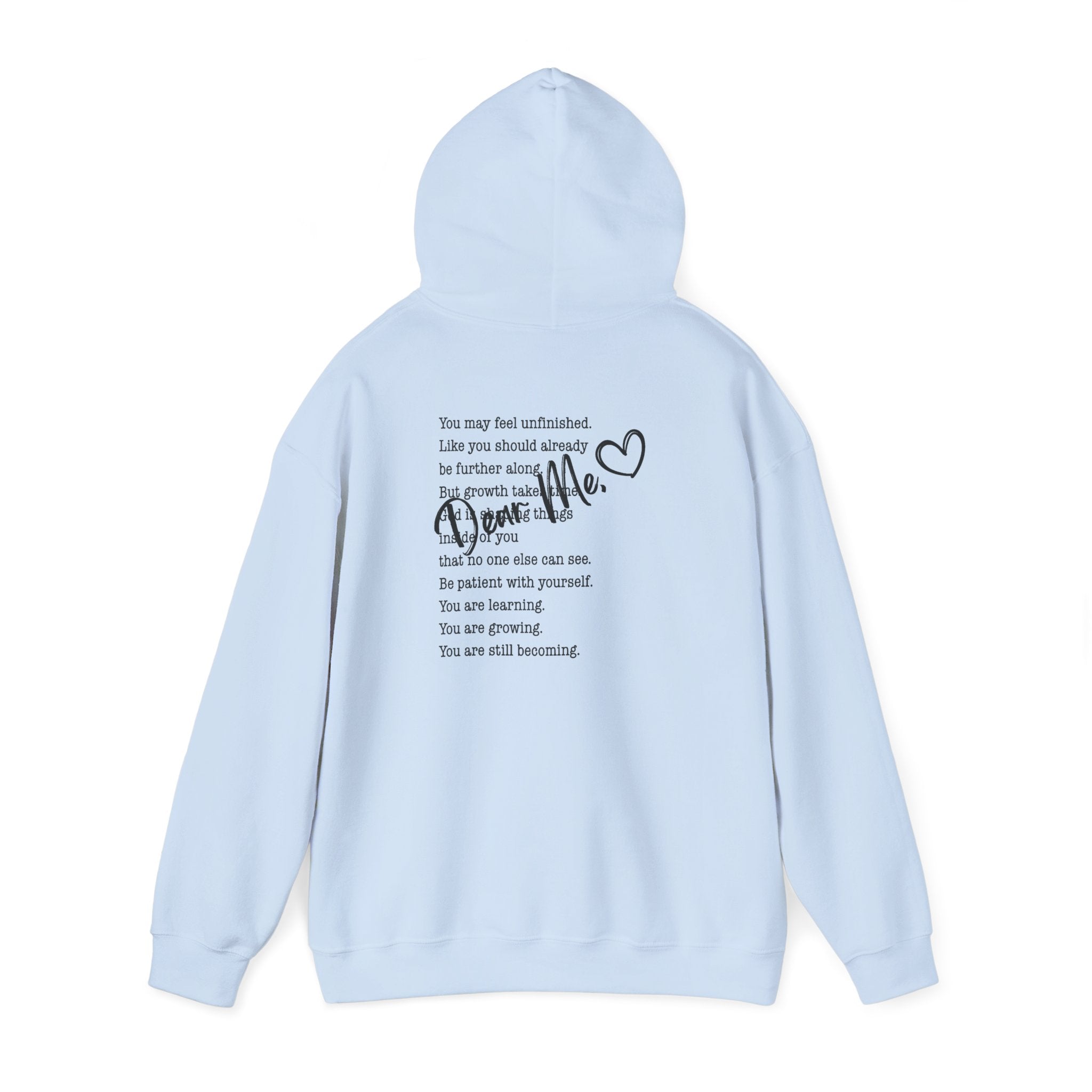 Inspirational Back-Poem Hoodie — 
