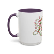 Floral Love Accent Coffee Mug — Butterfly Garden 11/15oz