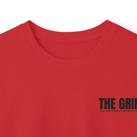 Men's "The Grind" Long Sleeve Tee — Motivational "The Grind" Back Print