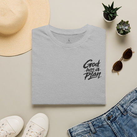 Men's God Has a Plan T-Shirt — Christian Faith Inspirational Tee
