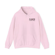 Flawed But Still Worthy Hoodie — Inspirational Women's Graphic Hoodie