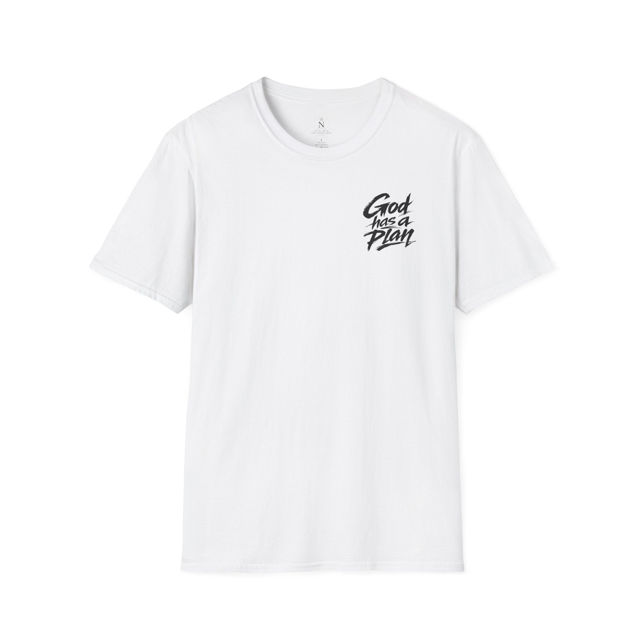 Men's God Has a Plan T-Shirt — Christian Faith Inspirational Tee