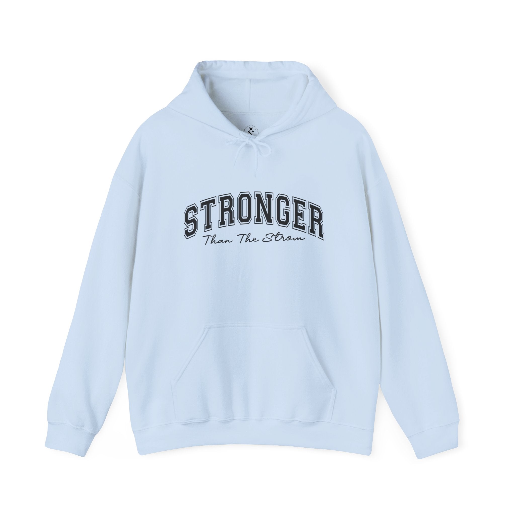 Stronger Than The Storm Hoodie — Inspirational Motivational Pullover