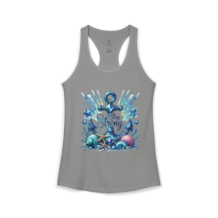 Anchor "Stay Strong" - Women's Ideal Racerback Tank