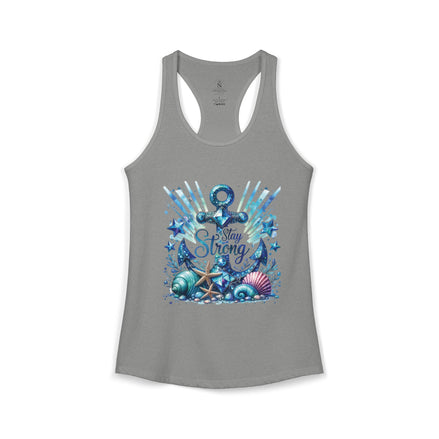 Anchor "Stay Strong" - Women's Ideal Racerback Tank