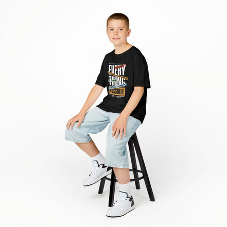 Boy's Tee — "Everything Is Possible" Inspirational Graphic Tee
