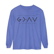 God Is Greater Than Long Sleeve T-Shirt — 