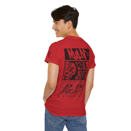 Men's Motivational "Man of Faith" - Heavy Cotton Tee