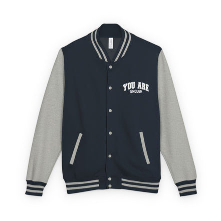 Letterman Jacket — "You Are Enough" Inspirational Varsity Jacket