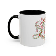 Floral Love Accent Coffee Mug — Butterfly Garden 11/15oz