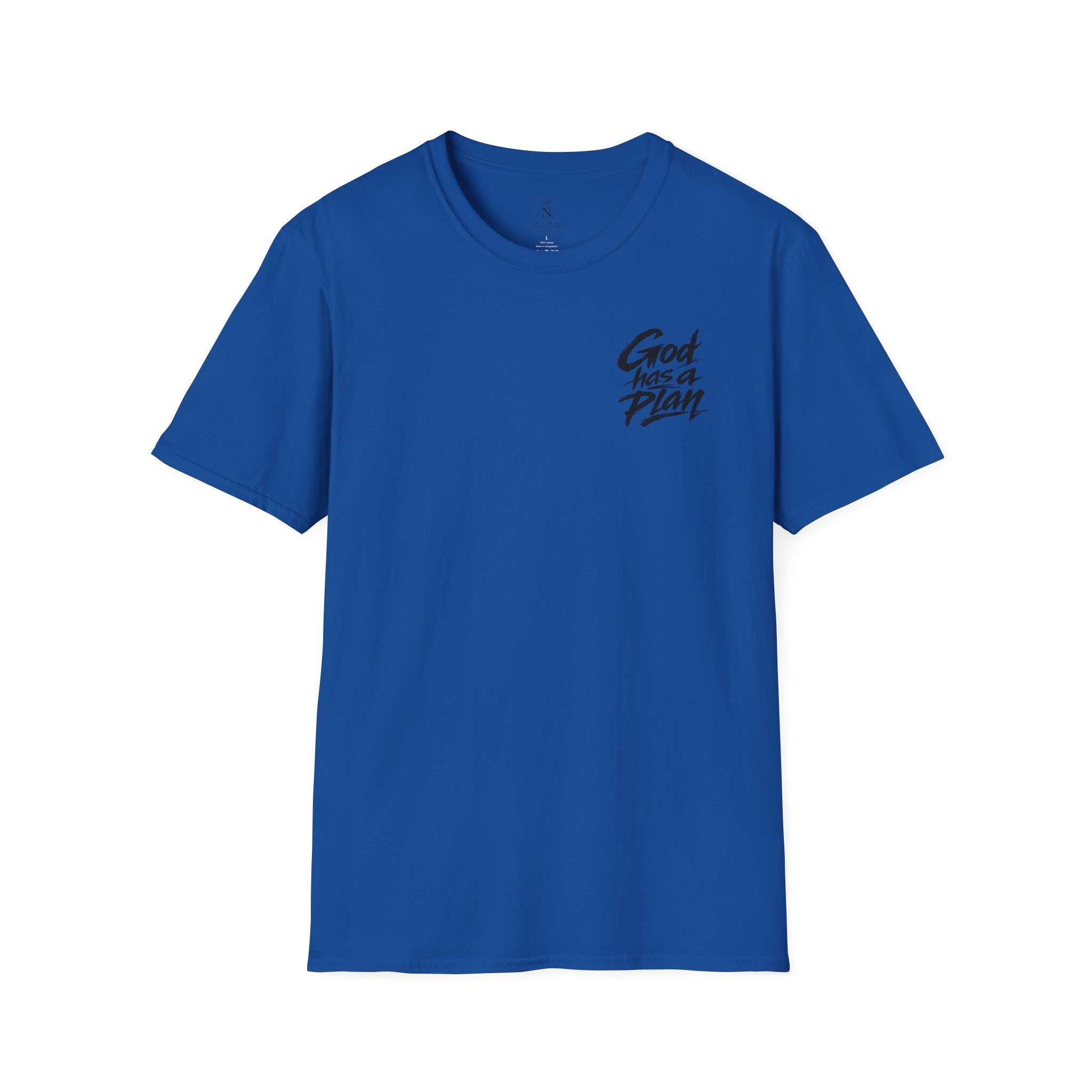 Men's God Has a Plan T-Shirt — Christian Faith Inspirational Tee