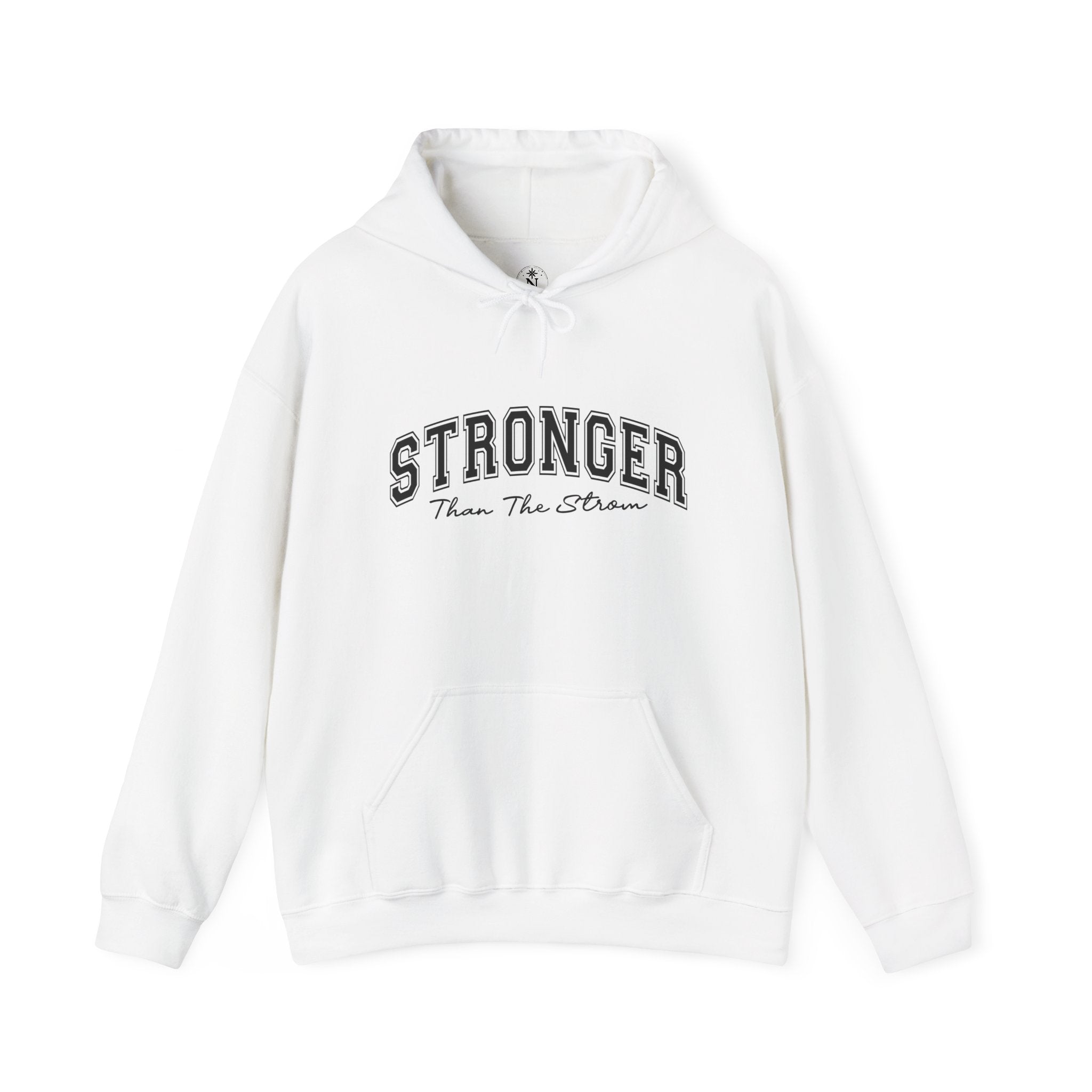 Stronger Than The Storm Hoodie — Inspirational Motivational Pullover