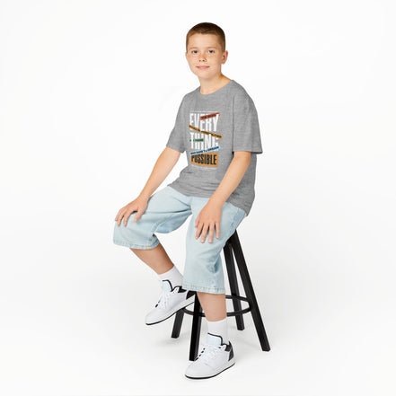 Boy's Tee — "Everything Is Possible" Inspirational Graphic Tee