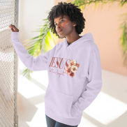 Jesus Is the Light Floral Cross Hoodie — Christian Faith Graphic Hoodie