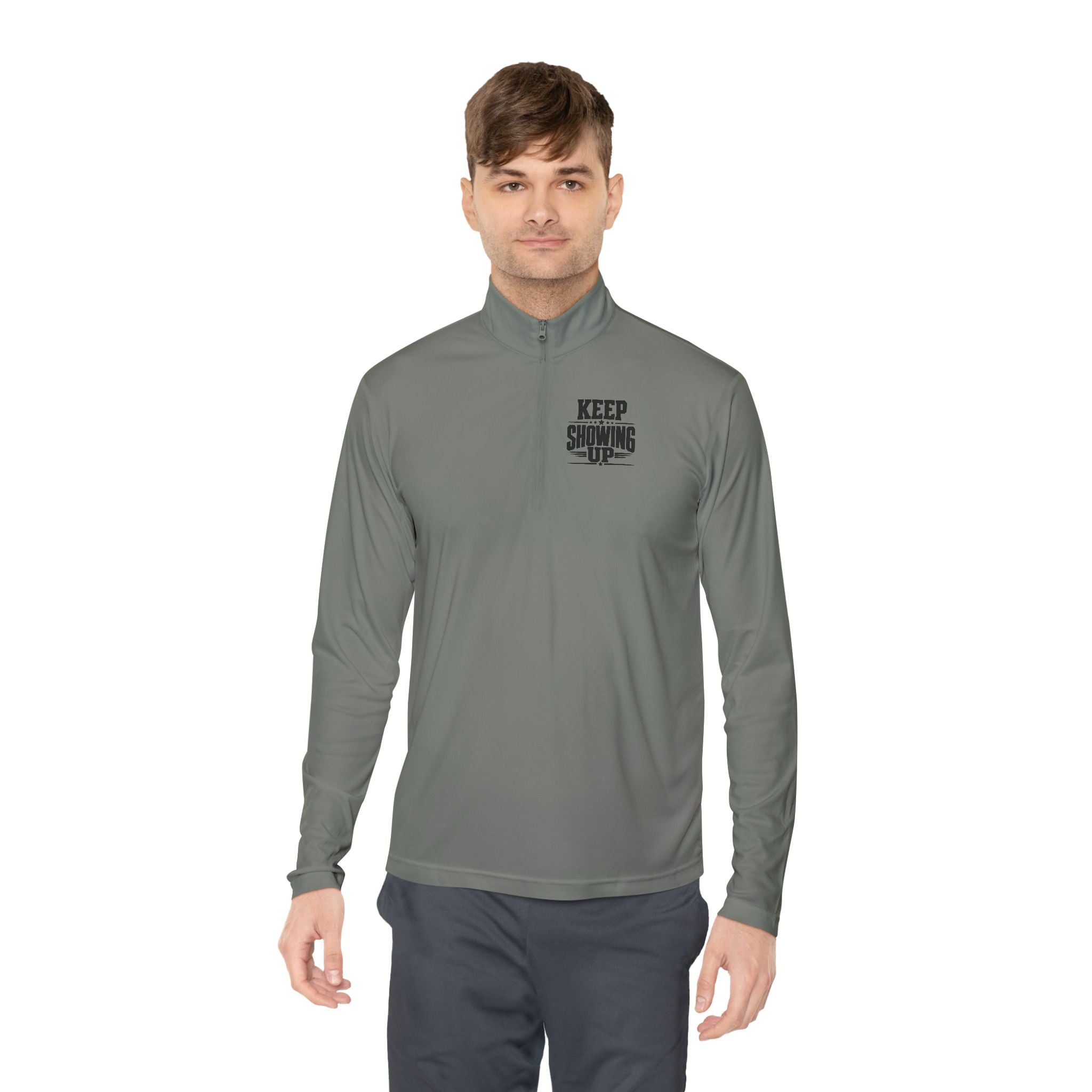 Keep Showing Up Quarter-Zip Pullover