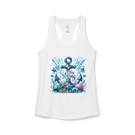 Anchor "Stay Strong" - Women's Ideal Racerback Tank