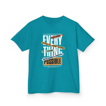 Boy's Tee — "Everything Is Possible" Inspirational Graphic Tee
