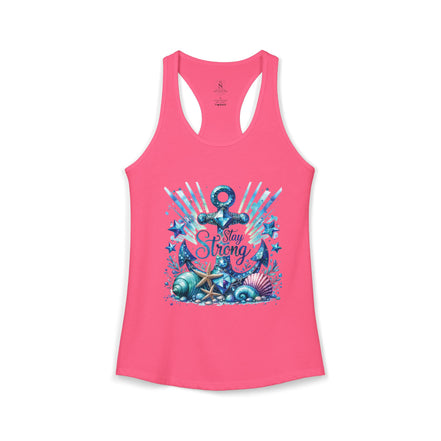 Anchor "Stay Strong" - Women's Ideal Racerback Tank