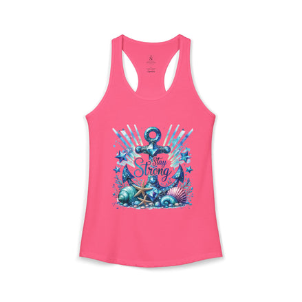 Anchor "Stay Strong" - Women's Ideal Racerback Tank