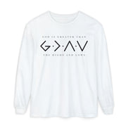 God Is Greater Than Long Sleeve T-Shirt — 