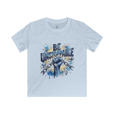 Be Unstoppable Kids T‑Shirt — Motivational Graphic Tee for Boys & Girls