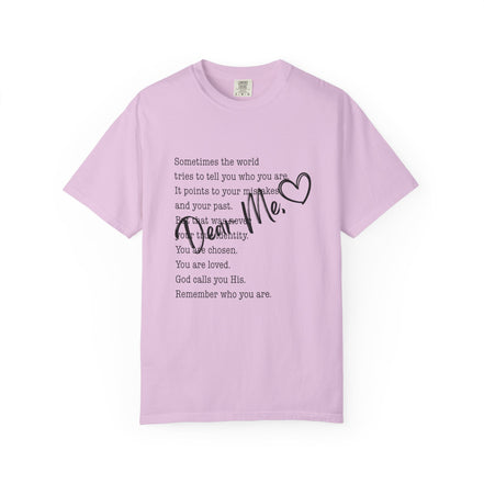 Remember Me Heart Tee — Inspirational Scripture Message T-Shirt