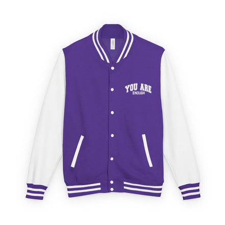 Letterman Jacket — "You Are Enough" Inspirational Varsity Jacket