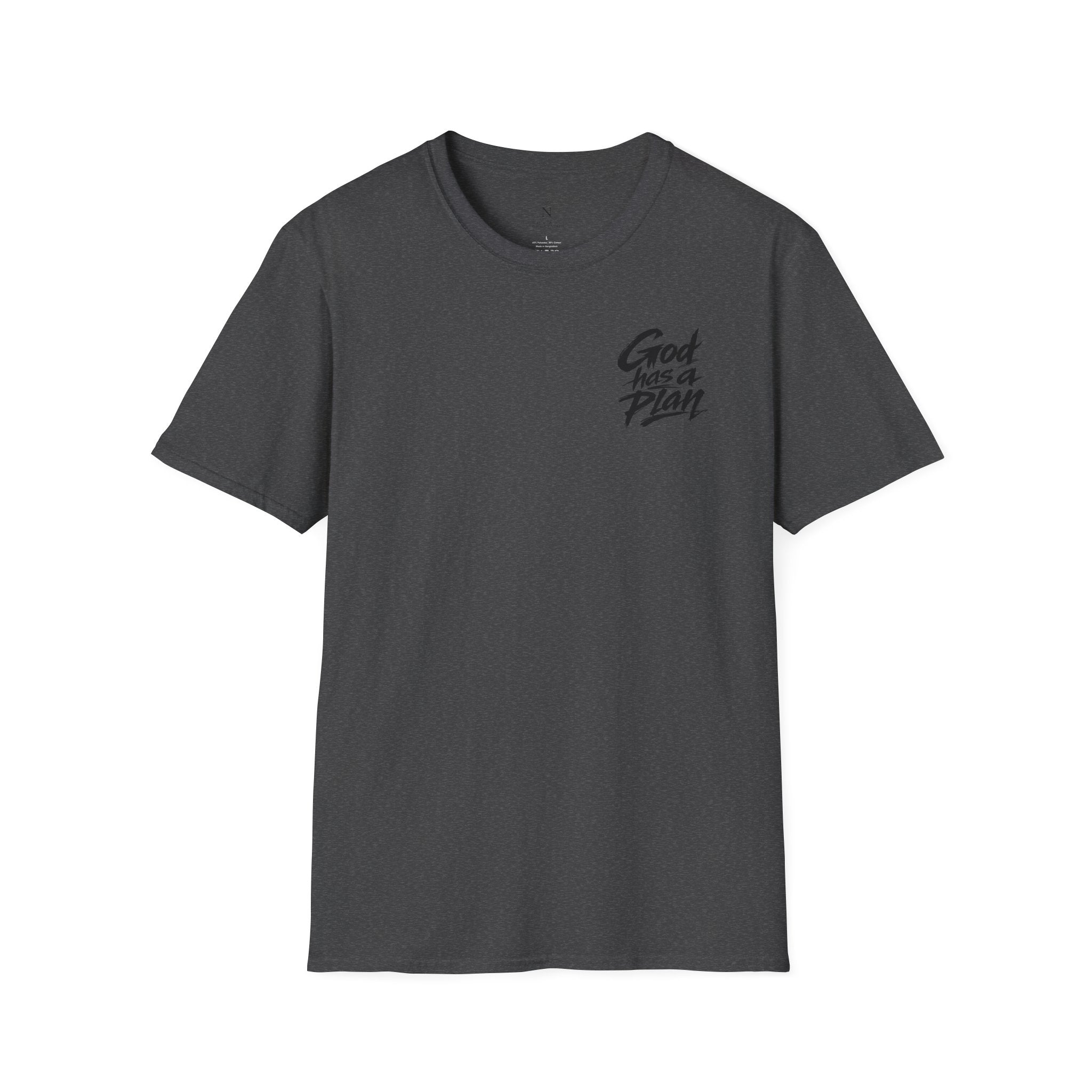 Men's God Has a Plan T-Shirt — Christian Faith Inspirational Tee
