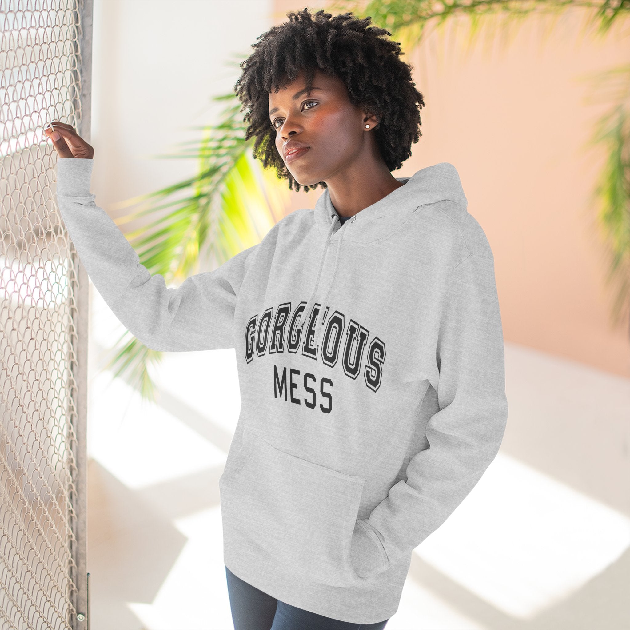 Gorgeous Mess Hoodie — Casual Cozy Graphic Pullover