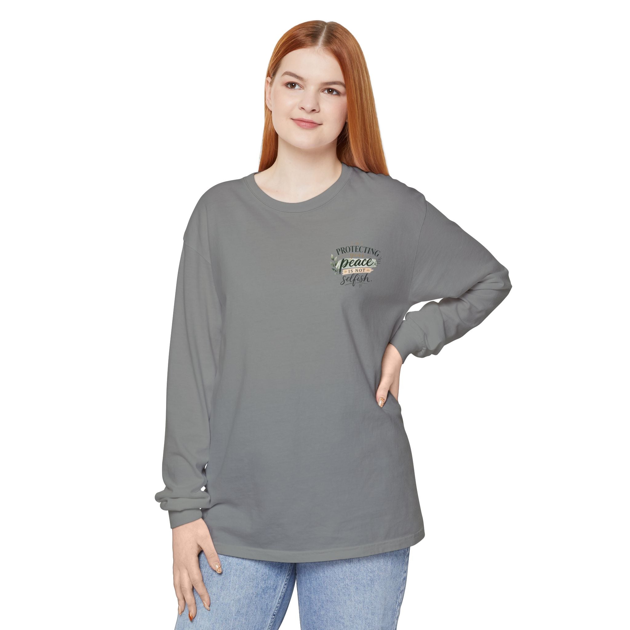 Protecting Your Peace Is Not Selfish - Long Sleeve Tee