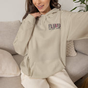 Flawed But Still Worthy Hoodie — Inspirational Women's Graphic Hoodie