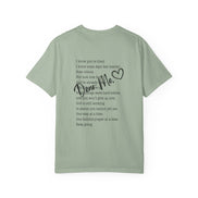 Encouraging Note T-Shirt — 'Never Give Up' Inspirational Tee