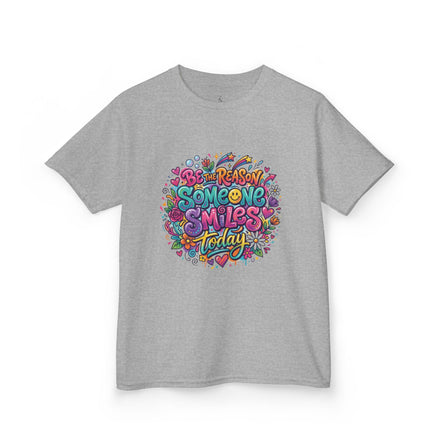 Be the Reason Someone Smiles Today - Kids Heavy Cotton™ Tee