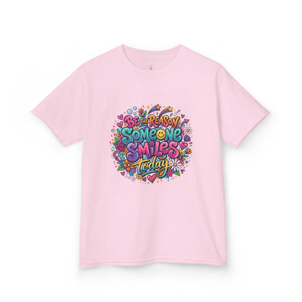 Be the Reason Someone Smiles Today - Kids Heavy Cotton™ Tee