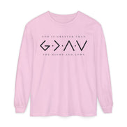 God Is Greater Than Long Sleeve T-Shirt — 