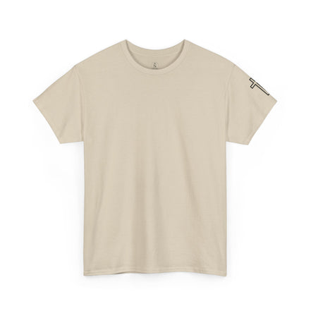 Men's Motivational "Man of Faith" - Heavy Cotton Tee