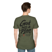 Men's God Has a Plan T-Shirt — Christian Faith Inspirational Tee