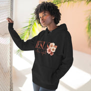 Jesus Is the Light Floral Cross Hoodie — Christian Faith Graphic Hoodie