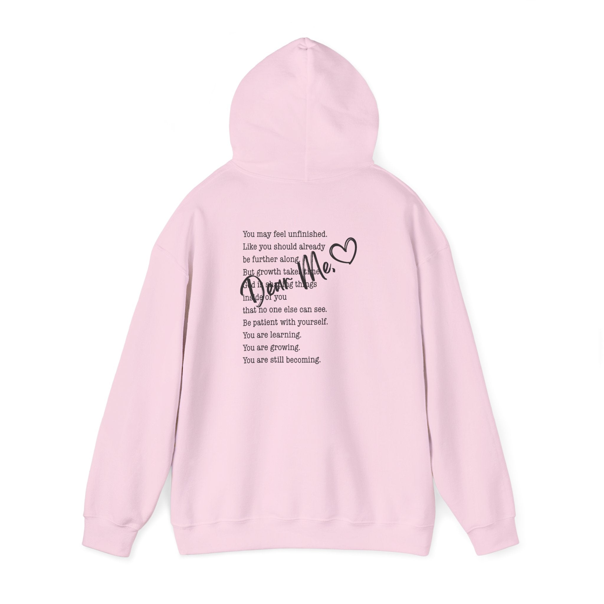 Inspirational Back-Poem Hoodie — 