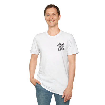 Men's God Has a Plan T-Shirt — Christian Faith Inspirational Tee