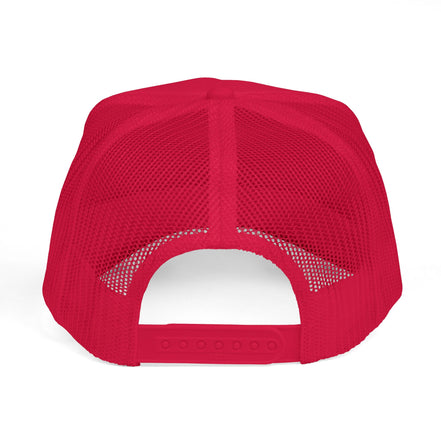 Women's Perfectly Imperfect Foam Trucker Hat — Casual Mesh Cap with Positive Message