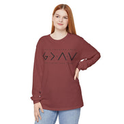 God Is Greater Than Long Sleeve T-Shirt — 
