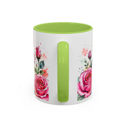 Shine With Purpose Floral Accent Coffee Mug — Inspirational 11oz Ceramic