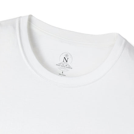 "Let your past be your compass, but never your anchor" Men's Inspirational Classic T-Shirt — Minimal Everyday Tee