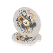 Stay True, Stay You - Inspirational Soapstone Car Coaster