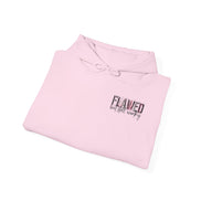 Flawed But Still Worthy Hoodie — Inspirational Women's Graphic Hoodie